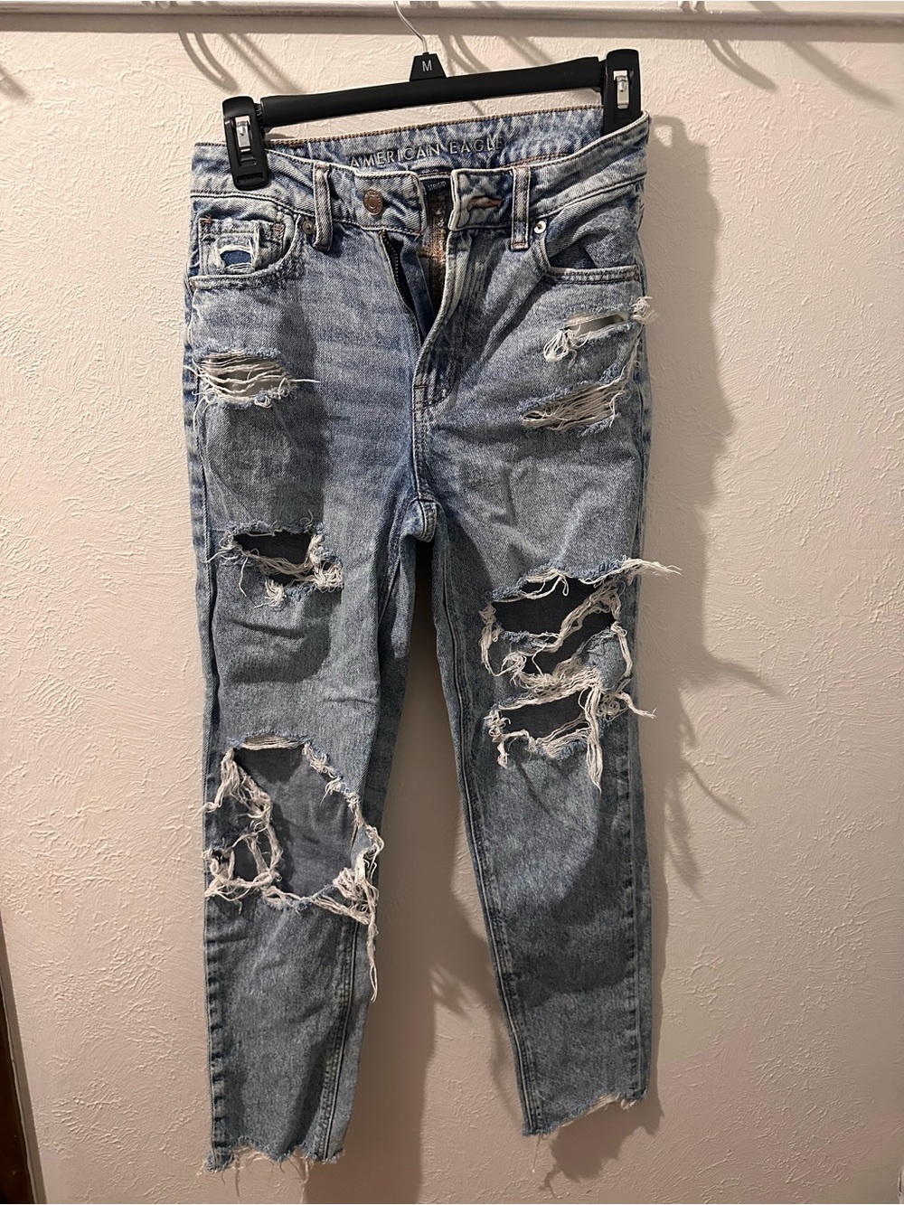American Eagle Outfitters Light Blue Jeans - Strigid Fit